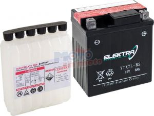 Batteria elektra YTX7L-BS Suzuki Sixteen 125 2011 2012 2013 2014