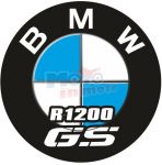 Adesivo resinato tondo BMW R1200 GS Ø 4,5 cm