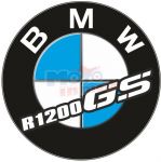 Adesivo resinato tondo BMW R1200 gs Ø 4,5 cm