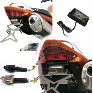 Kit licence plate with tail light & turn indicator