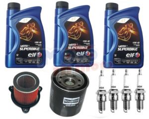 Maintenance oil filters & spark plug