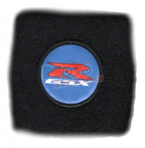 Polsino GSX-R logo bianco su azzurro piccolo