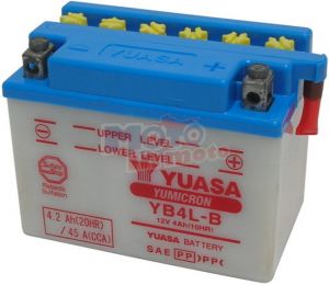 Batteria yuasa YB4L-B 12 Volt APRILIA Scarabeo 50 1997 1998 1999 2000