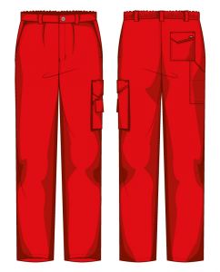 Pantalone Empoli Massaua Rosso 
