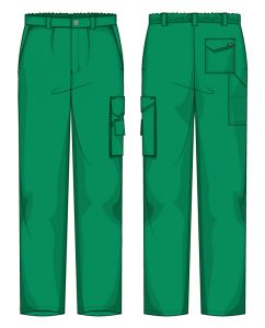 Pantalone Empoli Gabardina 65/35 Verde prato 