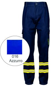 Pantalone multinorma c/bande Azzurro PIANOSA