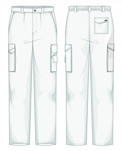 Pantalone Vinci Fustagno Bianco 