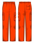 Pantalone Vinci Fustagno Arancio 