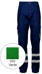 Pantalone multinorma c/bande Verde PIANOSA