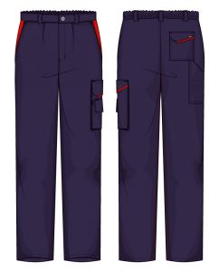 Pantalone Firenze Massaua Blu / Rosso