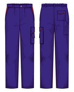 Pantalone Firenze Massaua Azzurro / Bordeaux