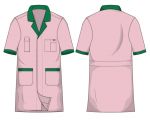 Camice uomo San Gimignano Terital Cotone Rosa / Verde prato