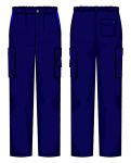 Pantalone Prato Massaua  Blu / Azzurro