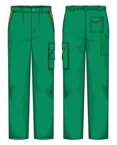 Pantalone Firenze Fustagno Verde prato / Kaki