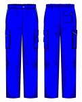Pantalone Prato Gabardina 65/35 Azzurro / Celeste