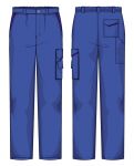 Pantalone Firenze Gabardina 65/35 Celeste / Azzurro