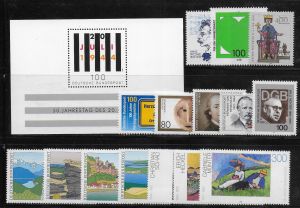 GERMANY  1994    Mint  Stamps  MNH-VF  #  Y.T.  Lot  1