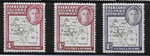 FALKLAND IS. DEP:  1948    Maps   MLH-VF   #  Mich. 2 II +6 II