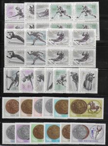 DIFFERENT  COUNTRIES 1964-5  Olympics   MNH-VF   #   Y.T.  Lot  