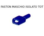 TERMINALE FASTON BLU MASCHIO mm 6.3 TUTTO ISOLATO conf. pz.  50 (07-5552)