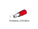 TERMINALE SPINA ROSSA MASCHIO mm4 CILINDRICA per 1.5mmq conf. pz 100 (07.5533)