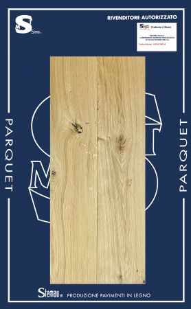 ROVERE RUSTIC ◼ LAMPARQUET SUPERIOR PRELEVIGATO 10x120-160x600-1900 mm