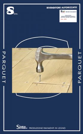 POSA IN OPERA PARQUET MASSELLO INCHIODATA A CORRERE