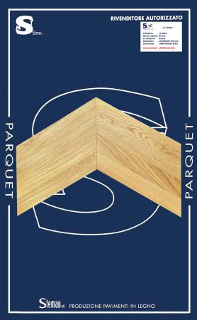ROVERE SPINA TAGLIO A 60° NATURE LAMPARQUET MAXI 10x90x600-700 mm  