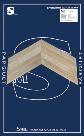 ROVERE SPINA TAGLIO A 60° SELECT LAMPARQUET CLASSIC 10x70x500-600 mm