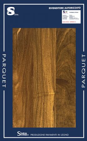 AFRORMOSIA NATURE LAMPARQUET SUPERIOR 15x140x800-1800 mm