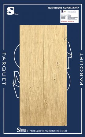 ROVERE NATURE LAMPARQUET MAXI SUPERIOR PRELEVIGATO 15x160-200x1000-2500 mm