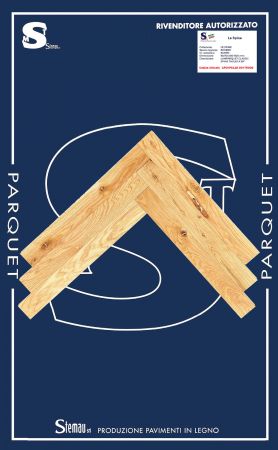 ROVERE SPINA TAGLIO A 90° RUSTIC LAMPARQUET CLASSIC 10x70x600 mm   