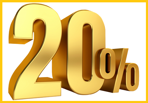 SUPER SCONTI DI APRILE -20%