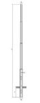 PALO RASTREMATO H.TOT. 980 CM. DM 193