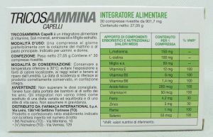 TRICOSAMMINA CAPELLI 30 Compresse Integratore Alimentare