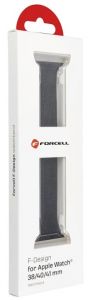 FORCELL CINTURINO MILANESE FA03 42/44/45/49 MM NERO