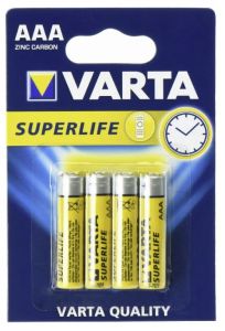 BATTERIA VARTA 4 PZ (AAA) MINI STILO - SUPERLIFE 