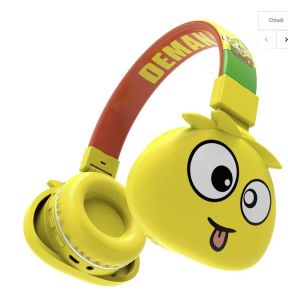 CUFFIA BLUETOOTH JELLIE MONSTER Deman GIALLO