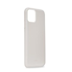 Puro Cover in Silicone Liquido con interno in microfibra per iPhone 11 Pro Max Light Grey	