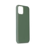 Puro Cover in Silicone Liquido con interno in microfibra per iPhone 11 Pro Max Dark Green