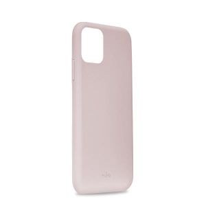 Puro Cover in Silicone Liquido con interno in microfibra per iPhone 11 Pro Max Rose	