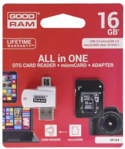 GOOD RAM PENDRIVE 16GB OTG MICRO + ADATTATORE