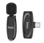 Microfono wireless HOCO per Type C L15 nero