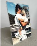 Plastic holder + picture 