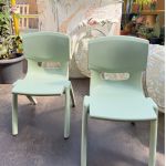 Pack 2 sedie verde pastello