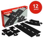 Ringroad - Set pista flessibile per macchinine 12 pezzi
