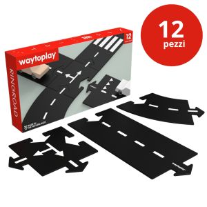  Ringroad - Set pista flessibile per macchinine 12 pezzi