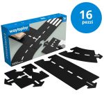 Expressway - Set pista flessibile per macchinine 16 pezzi