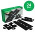 Highway - Set pista flessibile per macchinine 24 pezzi