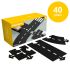 King of the road - Set pista flessibile per macchinine 40 pezzi